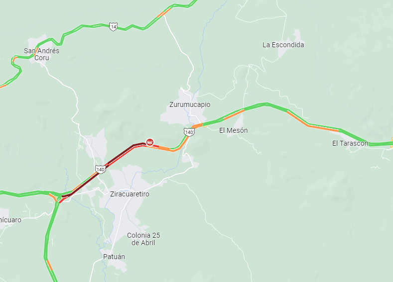 monprev6's tweet photo. Buena tarde, @GN_Carreteras  @CAPUFE de su apoyo para validar si hay reporte de incidentes sobre el km 92 del tramo Uruapan - Morelia https://t.co/EcGfNX0i7S