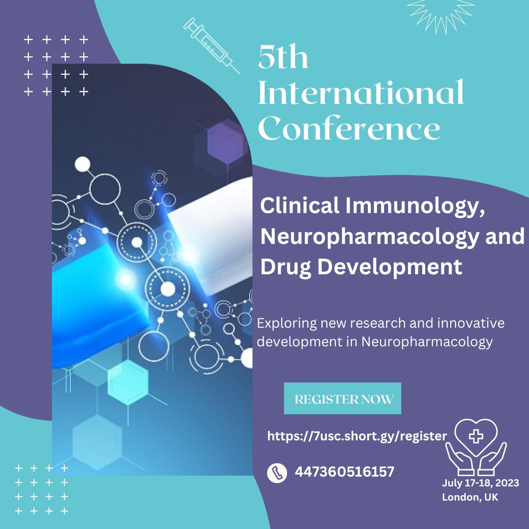 AdinaAlamin5's tweet photo. You may expect hearing from top experts from around the world at this conference and learning enlightening knowledge. Register yourself here:
https://t.co/hAMsxbYOI5
#immunology #neurophaarmacology #healthconfernece #medcialconference #drugdevelopment https://t.co/kPdOiTFf12