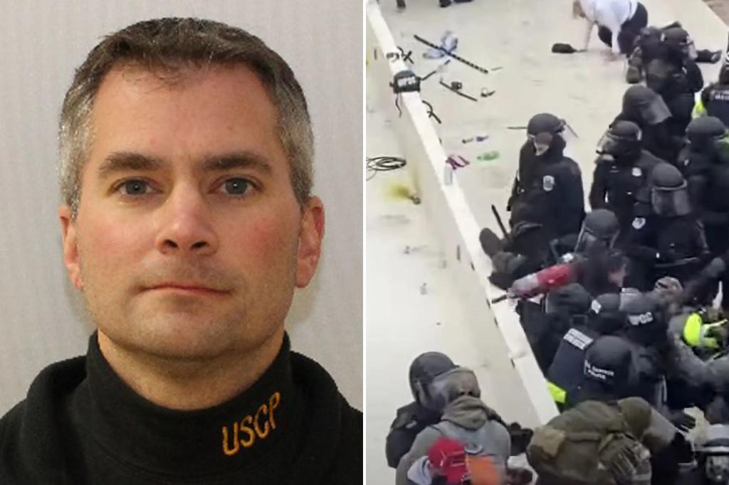 Footage shows Capitol cop Brian Sicknick uninjured on Jan. 6 trib.al/XukSaQ8
