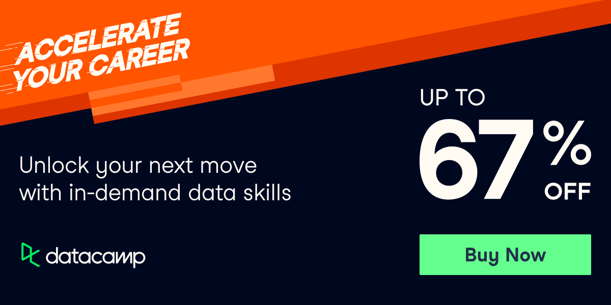 NoticeperiodCom's tweet image. Accelerate your career with up to 67% off Datacamp's annual Learn subscriptions

Subscribe now

datacamp.pxf.io/c/3682013/1618…

svcfacilitators.com/business-marke…

#datacamp #dataskill #skillcourse #certification #Forbesrecommended #python #java #sql #coding