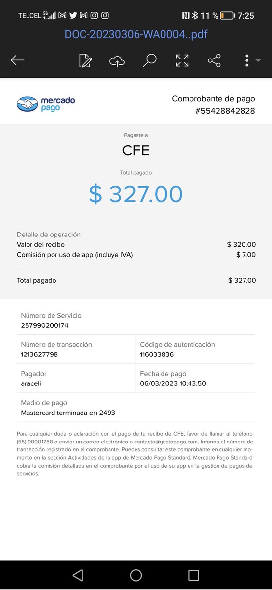 AraceliChavezR4's tweet photo. @CFE_Contigo hola quiero reportar mi pago hablé al 071 y me dicen que solo por este medio para la recolección del servicio https://t.co/IuNZMbPjoO