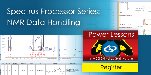ACDLabs's tweet image. Our #PowerLessons are for our users 💪 
Register for tomorrow’s session to dive into the world of NMR data handling in Spectrus Processor: bit.ly/3EHd33J