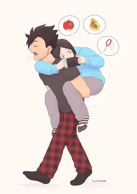 The way I draw them has changed so many times over the years and I have a folder filled with hundreds of them. Hard to believe I've been drawing kuroken since 2016   