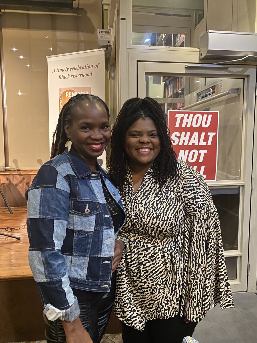 vanessaallegra's tweet photo. Black women are magical ✨⚡️💫⭐️ The sister circle was so refreshing. Shout out to the good Sis @sista_theology for being in these DC streets and CONGRATULATIONS to my new friend @FaitthB (and her Mom not pictured) on her literary accomplishment #RememberMeNow https://t.co/W5zxwC4dGE