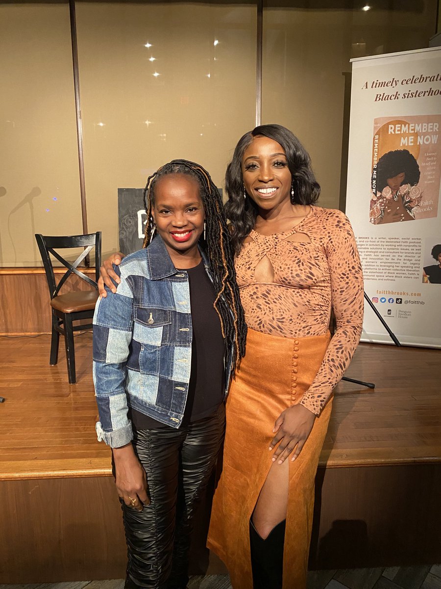 vanessaallegra's tweet photo. Black women are magical ✨⚡️💫⭐️ The sister circle was so refreshing. Shout out to the good Sis @sista_theology for being in these DC streets and CONGRATULATIONS to my new friend @FaitthB (and her Mom not pictured) on her literary accomplishment #RememberMeNow https://t.co/W5zxwC4dGE