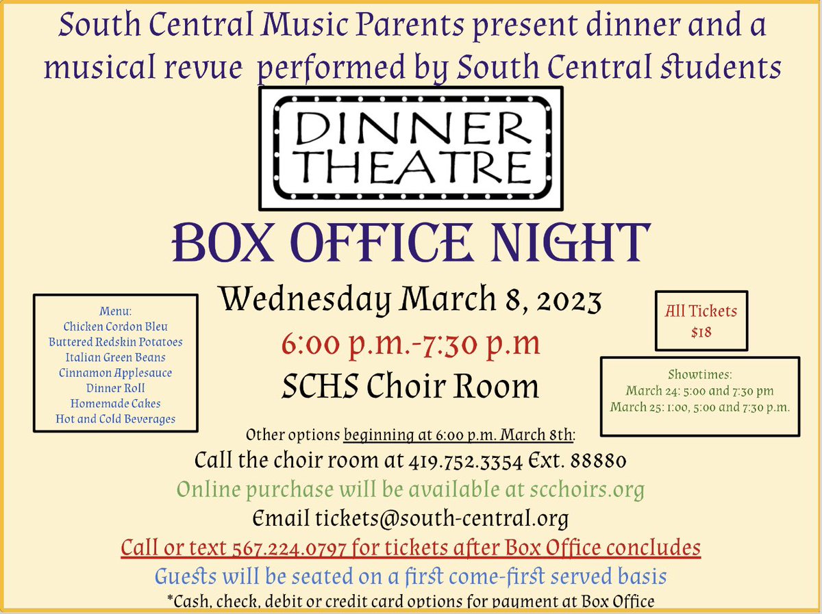 pseidel1's tweet photo. Get your tickets beginning Wednesday night!!! https://t.co/v1HGRgnHNT