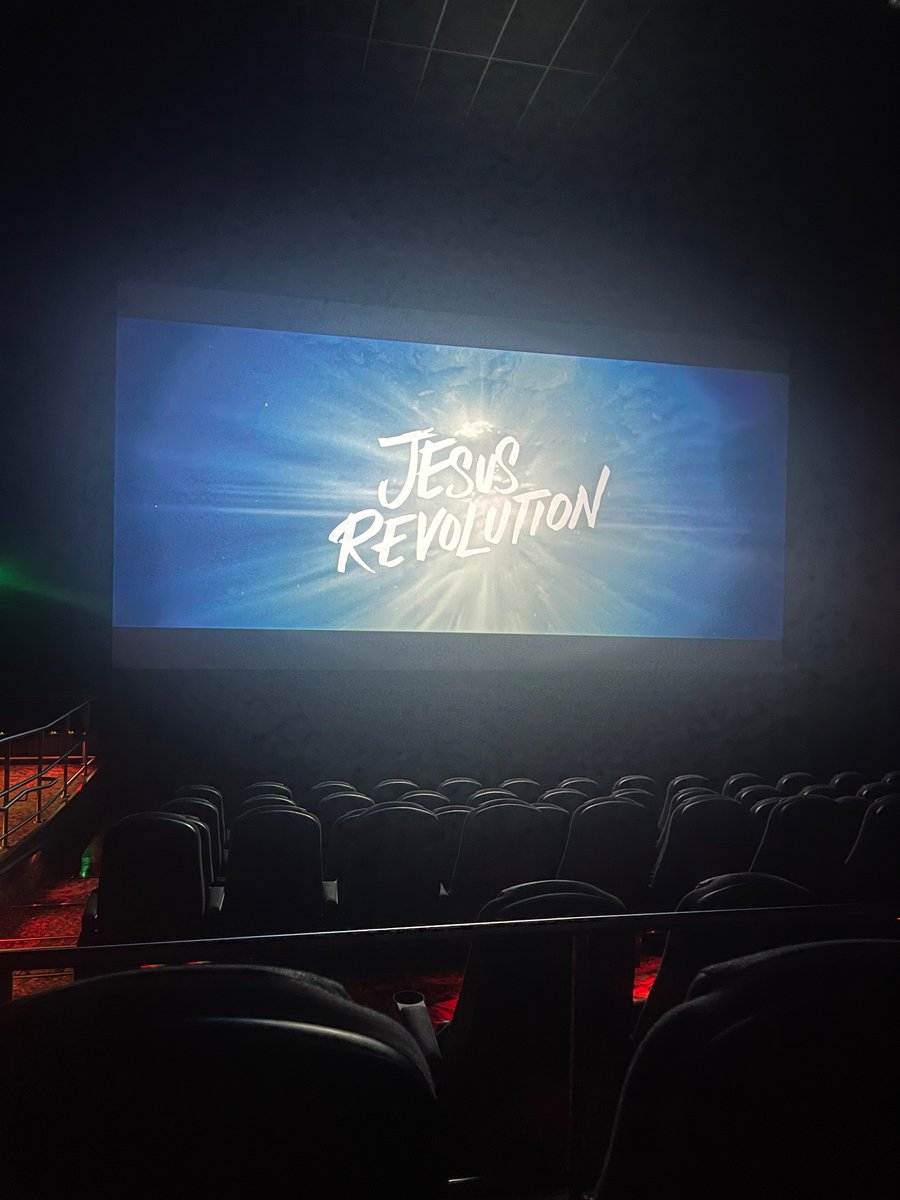 ZebGreenfield's tweet photo. Staff field trip today to see #JesusRevolution Thankful for how God has worked in the past and how he continues to work today! Thank you @greglaurie for your story and legacy! https://t.co/QAjpIJkPCw