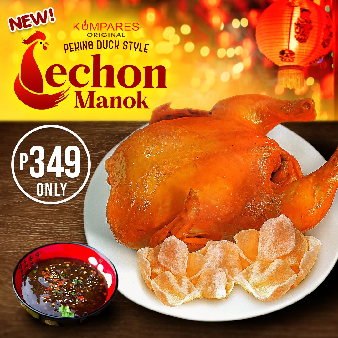 KUMPARES_OPDSLM's tweet photo. Mga KAKUMPARES❗❗❗
Ang favorite ninyong 
KUMPARES BAKED LECHON MANOK
is now 
KUMPARES ORGINAL PEKING DUCK STYLE LECHON MANOK
Ni-Level Up at lalong PINASARAP 
For Only 349 pesos
Sugod na sa pinakamalapit na 
KUMPARES ORGINAL PECKING DUCK 
STYLE LECHON MANOK Store https://t.co/0Fibl4BvKd
