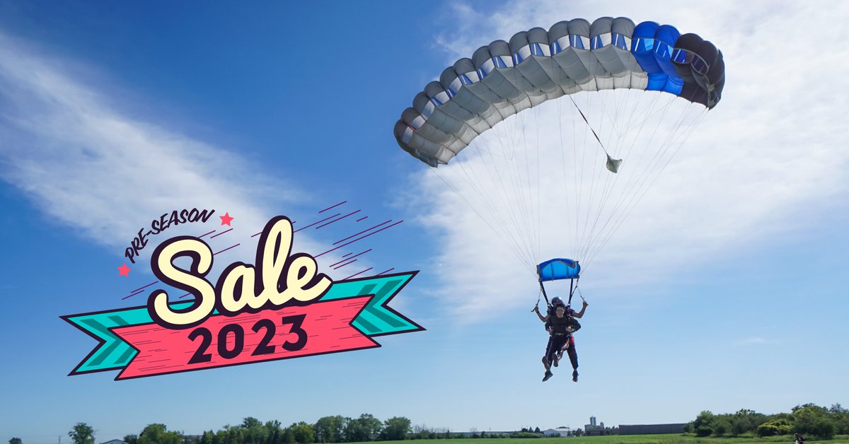 Gearing up for the skydiving season! Opening day is April 1. Check out our preseason deals @ skydivemidwest.com/deals