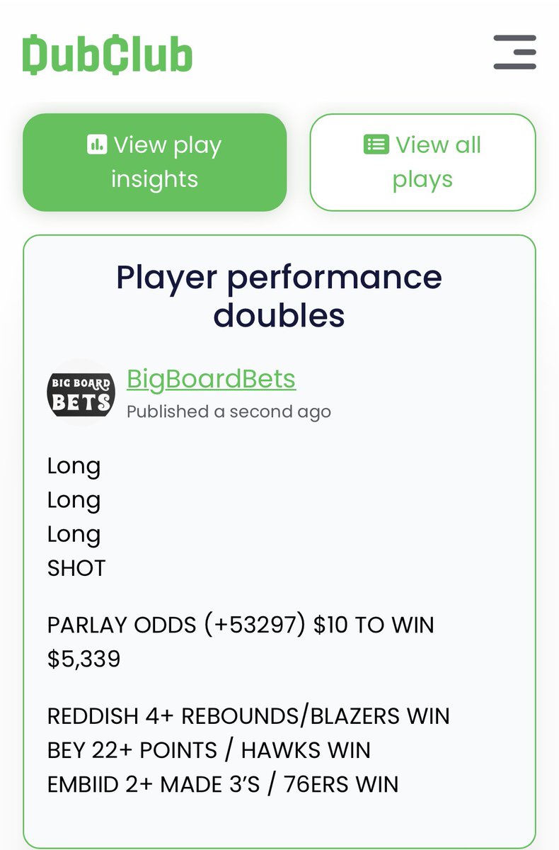 SGP_Vick's tweet photo. โ
โ
โ
โ
โ
CASH IT โ
โ
โ
โ
โ
SO SIMPLE & NO SWEAT FREE PLAY
Who tailed the Goatโ๏ธ
We also have a +50000 long shot that can hit!!
#gamblingtwitter #safeplays #freebets #FanDuel #killingit https://t.co/rMymDkfQXi