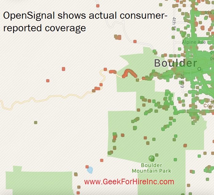 GeekySales's tweet image. I like the OpenSignal app - it shows data provided by real people. Read the blog for more options. #CellCoverage #Cellphone #SmartPhone #CellService @ATT @verizon @TMobile @sprint #BoulderCanyon geekforhireinc.com/cell-coverage/
