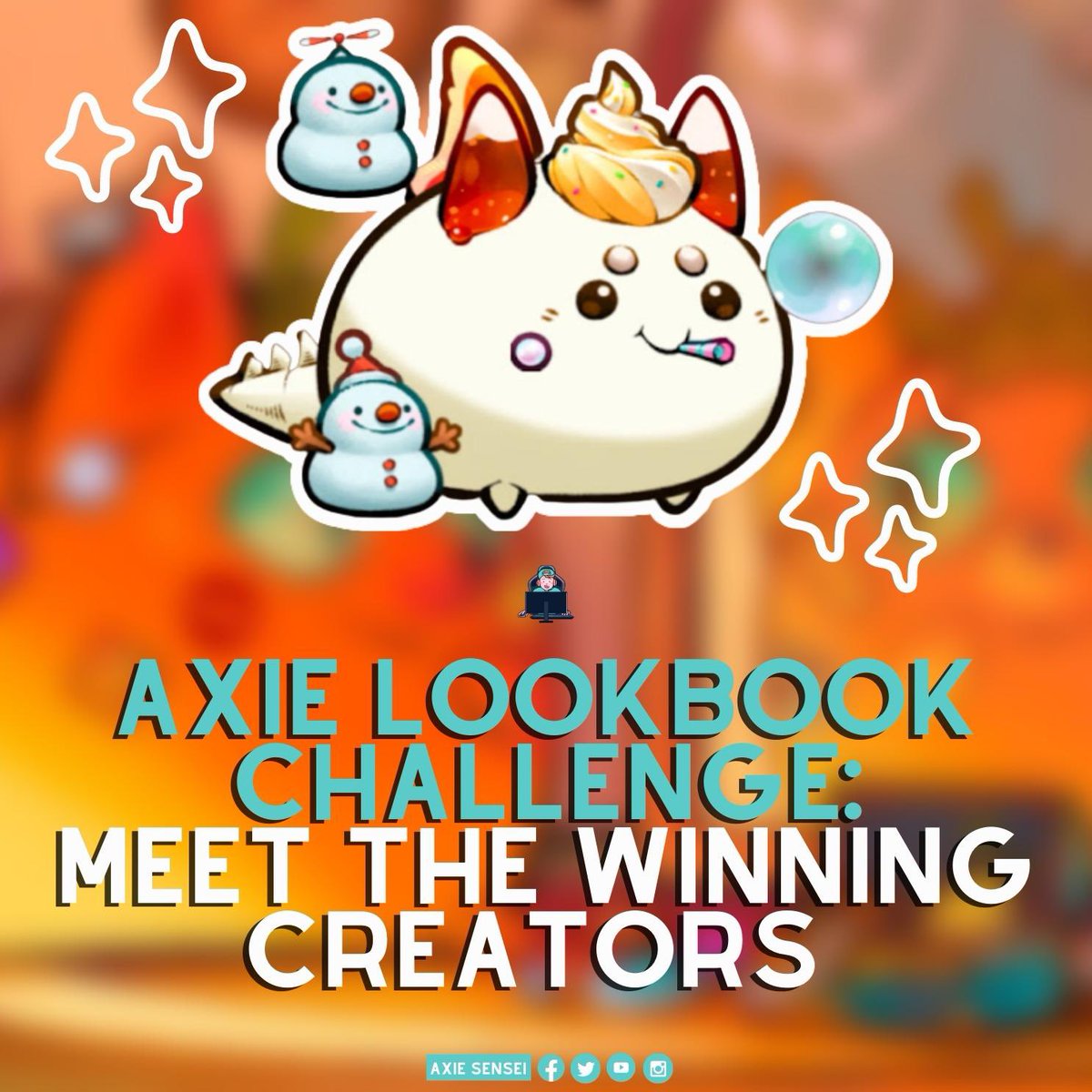 axiesensei2022's tweet photo. Congratulations to all the creators who won the #AxieLookBook Challenge! ✨
Check out some of their stylish axies here:
https://t.co/9ipE3yV7hF
#AxieCreator https://t.co/W5uwMtYzei