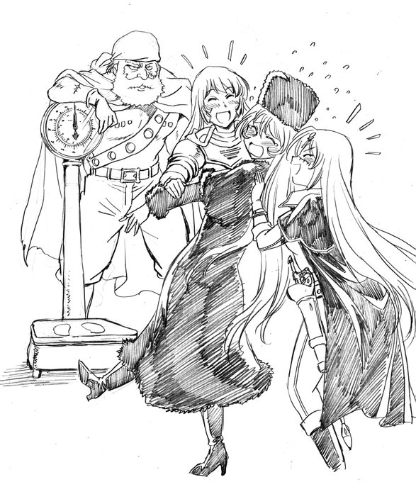 【再掲】メーテルの吞み鉄
アンタレスの健康診断を受けるメーテル。
「こいつで計りゃぁ健康かどうかすぐに分かる。スリムな振りして内臓脂肪ビッシリでもな」
「やめて～」 