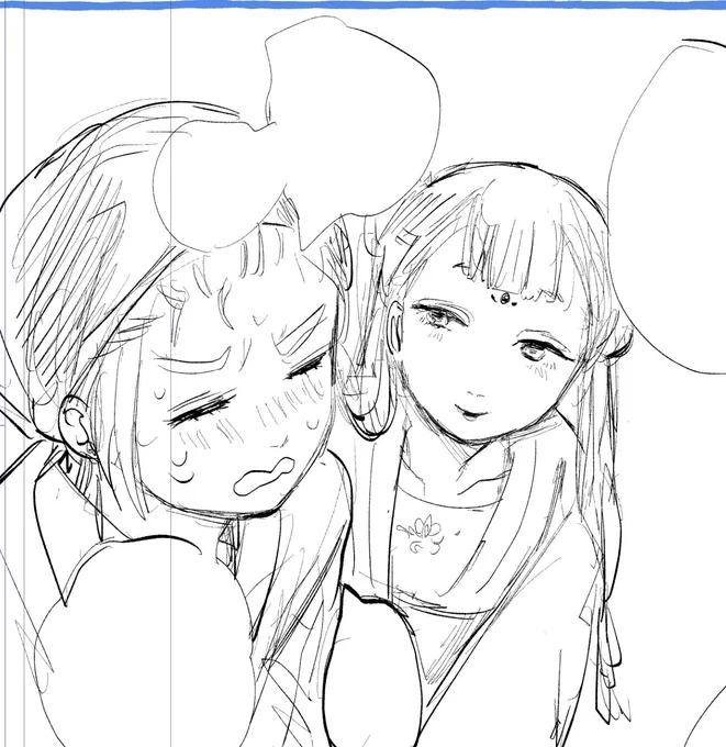 #エルタノイド 

7話のネーム中。
女の子いっぱい出ます。

こちらは初対面のおにゃのこに落とされるアシウくん。 