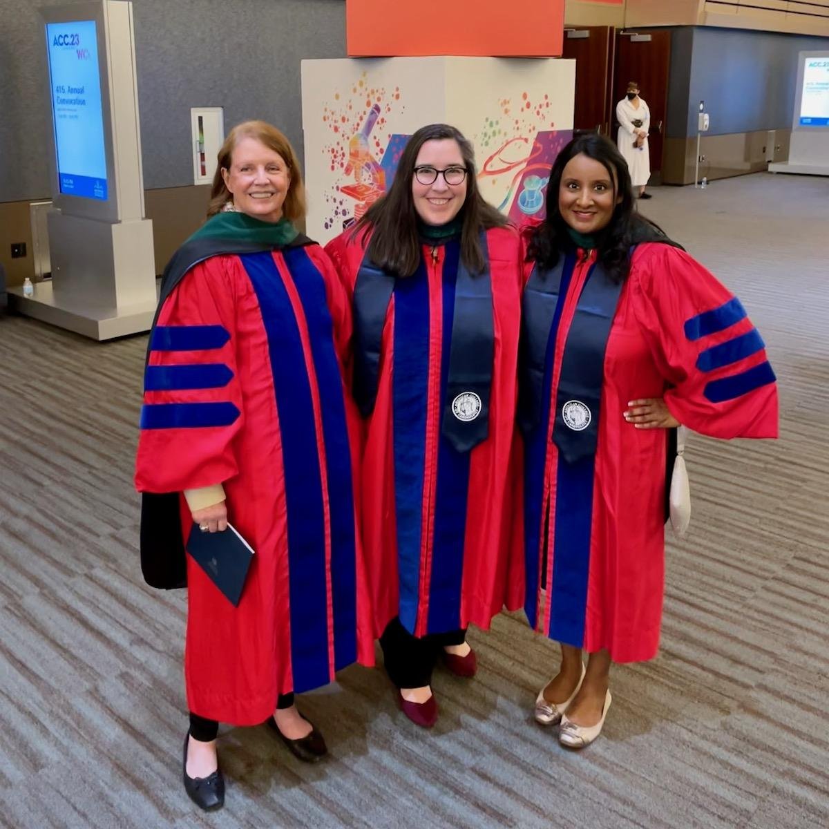 Proud to walk with my fellow @bswhealth_DFW cardiologists at the @ACCinTouch #ACC23 Convocation! 

#ItooktheACCOath #ACCWIC @bswhealth