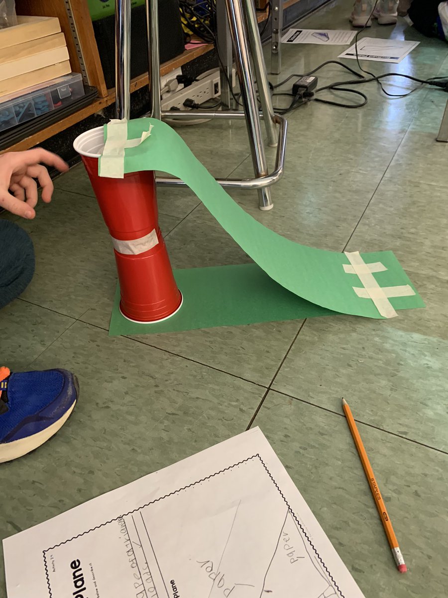 Today we learned about the inclined plane. SS took a hands on approach by designing and engineering their own simple machines using common classroom materials. Ask your child what they learned about the correlation between slope steepness and force.