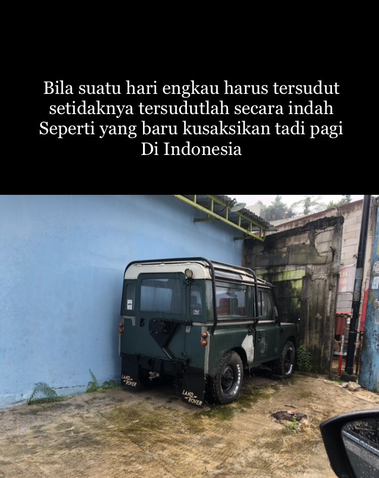 sudjiwotedjo's tweet photo. Bila suatu hari engkau tersudut .. https://t.co/nrV6w09Qpx
