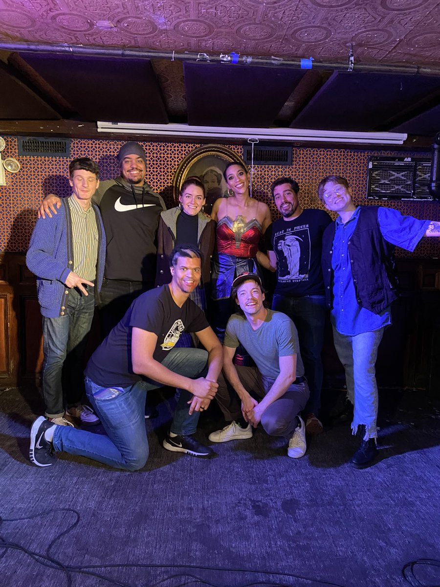 Dejen45's tweet photo. This show was a blast last night, please support @UnionHallNY and #CharactersWelcome @EricFeurer @jtsizzle and thanks for pics @sarahsparsons https://t.co/aNh1gh5Hq5