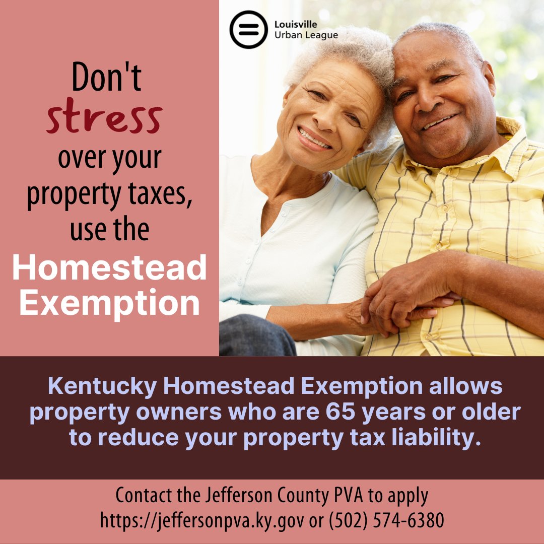 Property owners who are 65+ can receive the Homestead Exemption on their primary residence. If you are eligible, the exemption amount is subtracted from your property’s assessed value, reducing your property tax liability. For more info visit  ow.ly/N1Ml50N96KF #LULHousing