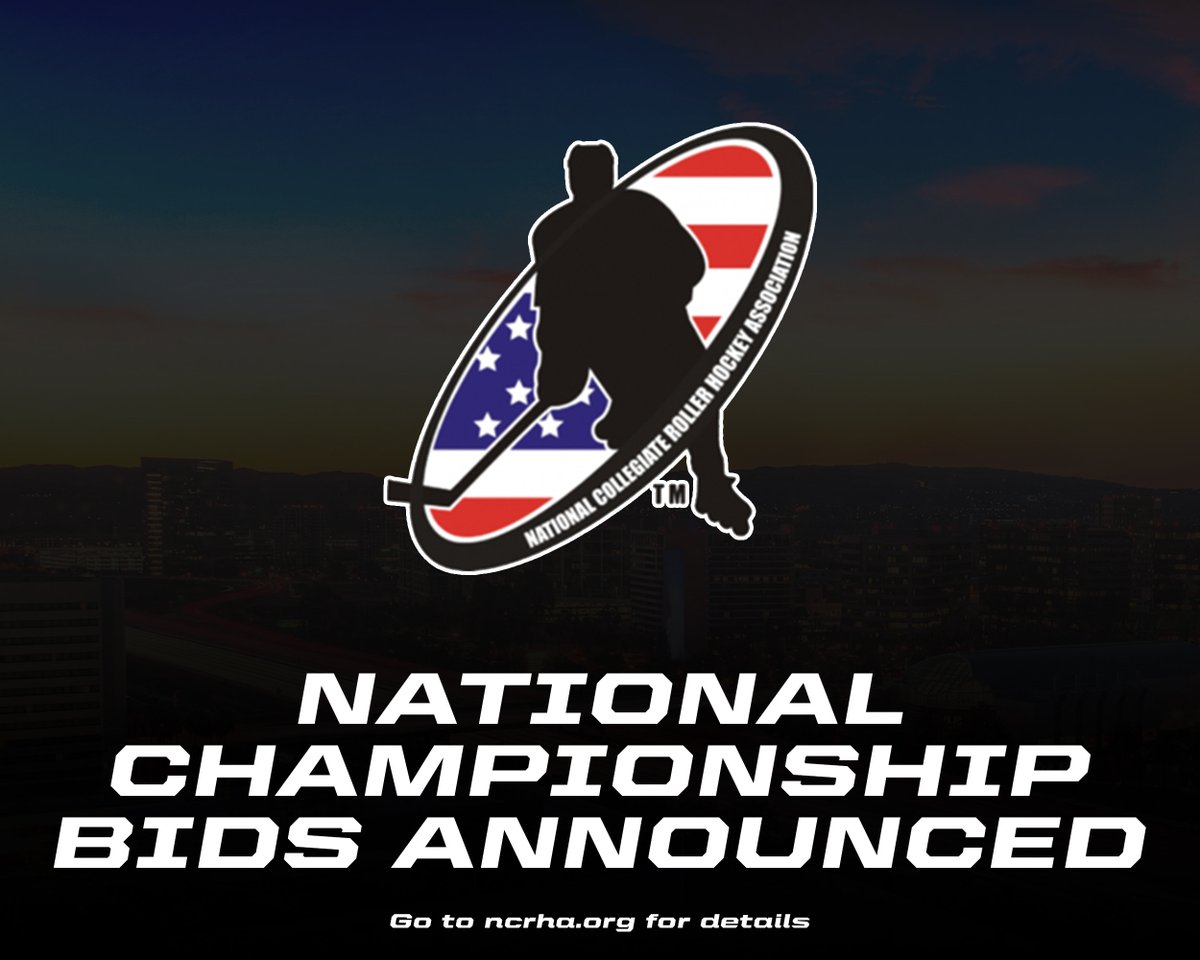 The NCRHA has announced bids to the 2023 National Collegiate Roller Hockey Championships, to be held at The Rinks - Irvine Inline in Irvine, California, April 19-23, 2023!
Go to ncrha.org for the full bid list!
#CollegeRollerHockey