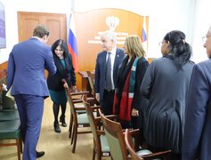 MINSAPCuba's tweet photo. El viceministro de Salud de la Federación de Rusia🇷🇺, Dr. Oleg Salagay y la Dra. Tania Margarita Cruz Hernández, viceministra primera de Salud🩺 de Cuba🇨🇺 presiden el grupo de Salud y Biotecnología Cuba- Rusia. 

#CubaPorLaVida

🧵1/2 https://t.co/VKwHnQcfTh