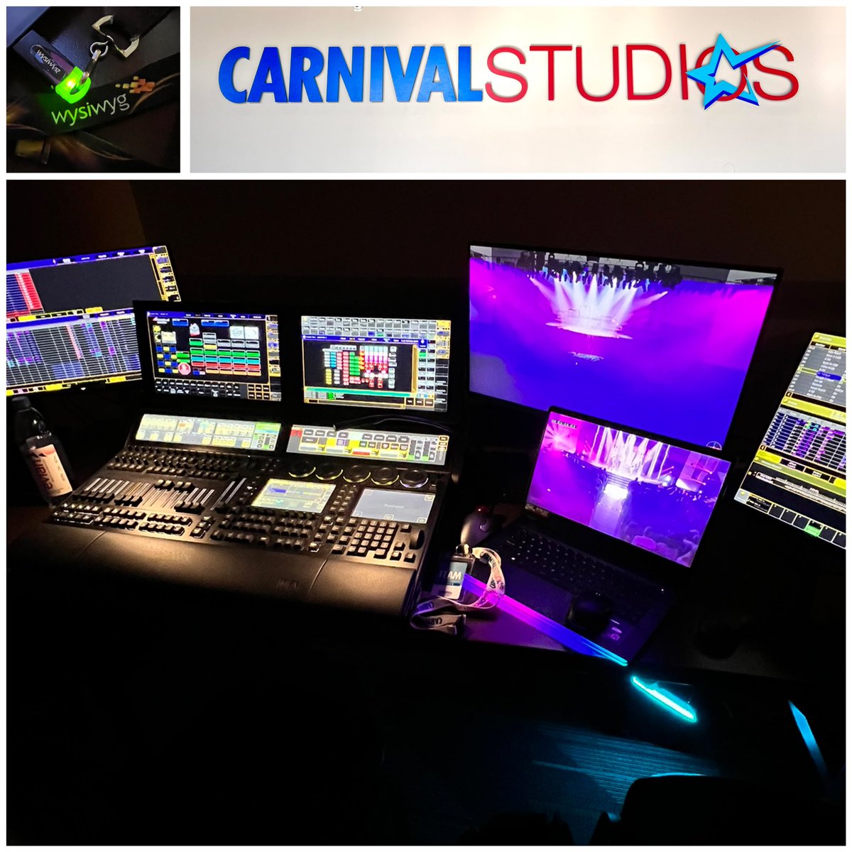 Vis_Connection's tweet image. Pre-viz time at Carnival Studios in Miami for some upcoming projects. #playlistproductions #cruiseship #lightingdesign #visualconnection