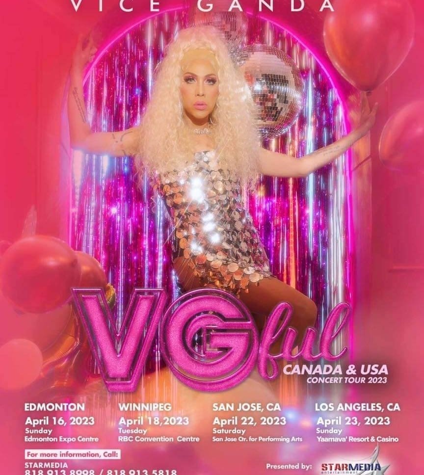 teambrad_15's tweet photo. @vicegandako

See you soon VG-ful Madlang People of USA and Canada!!! 💕💕

💥Edmonton, AB 
💥Winnipeg, MB
💥San Jose, CA
💥Los Angeles, CA 

For more info 🔗 https://t.co/xxBsr4QyV3 https://t.co/wAhAnqscF7