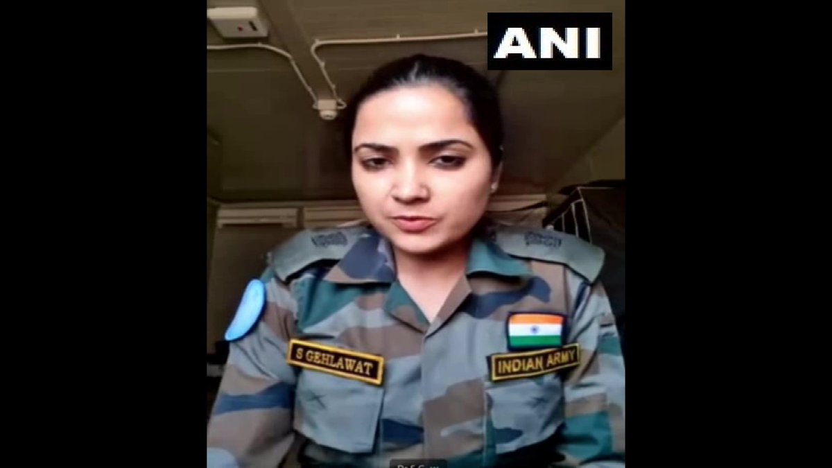 Presently I'm posted in Abyei, a conflict zone b/w Sudan & South Sudan. It's UN Mission...We've been trained enough to handle such situations. Our parents may be a little tense but they're more proud than tense: Major Shailli Gehlawat, UN Interim Security Force for Abyei (UNISFA)