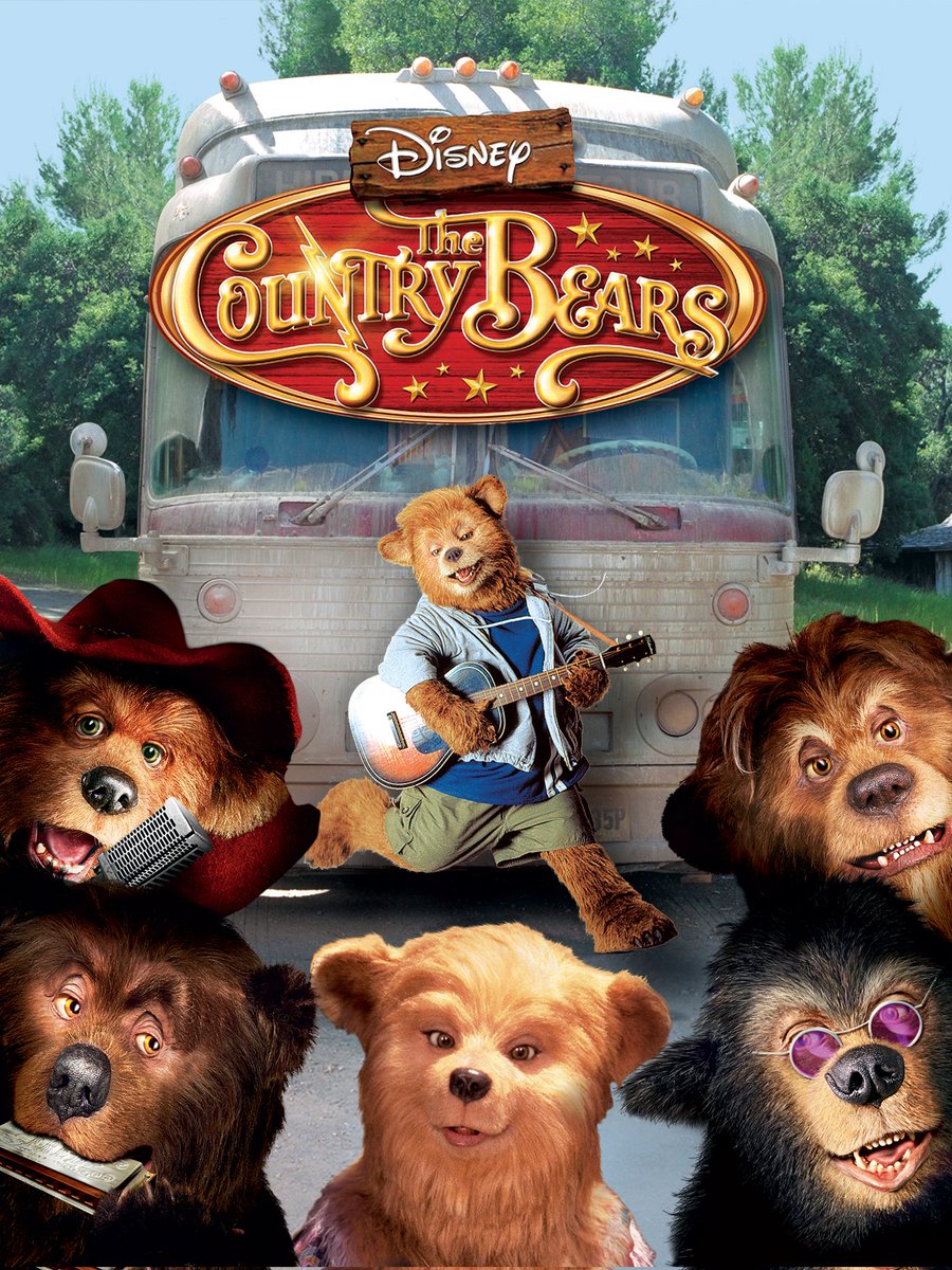 NostalgiaCity2's tweet photo. The Country Bears! What were yalls thoughts on this gem? https://t.co/Y28IRaiq7D