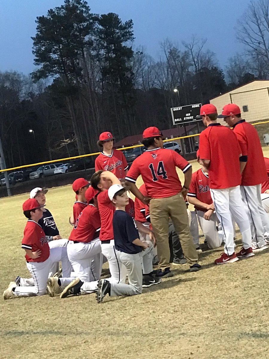 ala_baseball's tweet photo. HS Final. ALA 9 - Riverside Christian 3. The HS team was able to follow up the MS's impressive opening day win with one of their own! Frank Henry gets his 1st win as a Patriot, while Caden Bailey led the way with 3 runs scored. #ALAPATRIOTS #GOPATS https://t.co/N4UZ8t5qBd