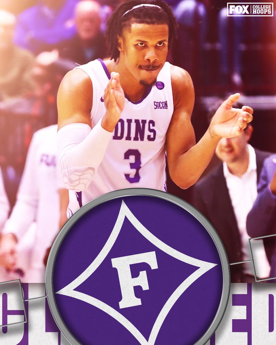 CBBonFOX's tweet photo. For the first time in 43 years, @FurmanHoops is going to the NCAA Tournament! 🙌 https://t.co/TZLBCDSNFr