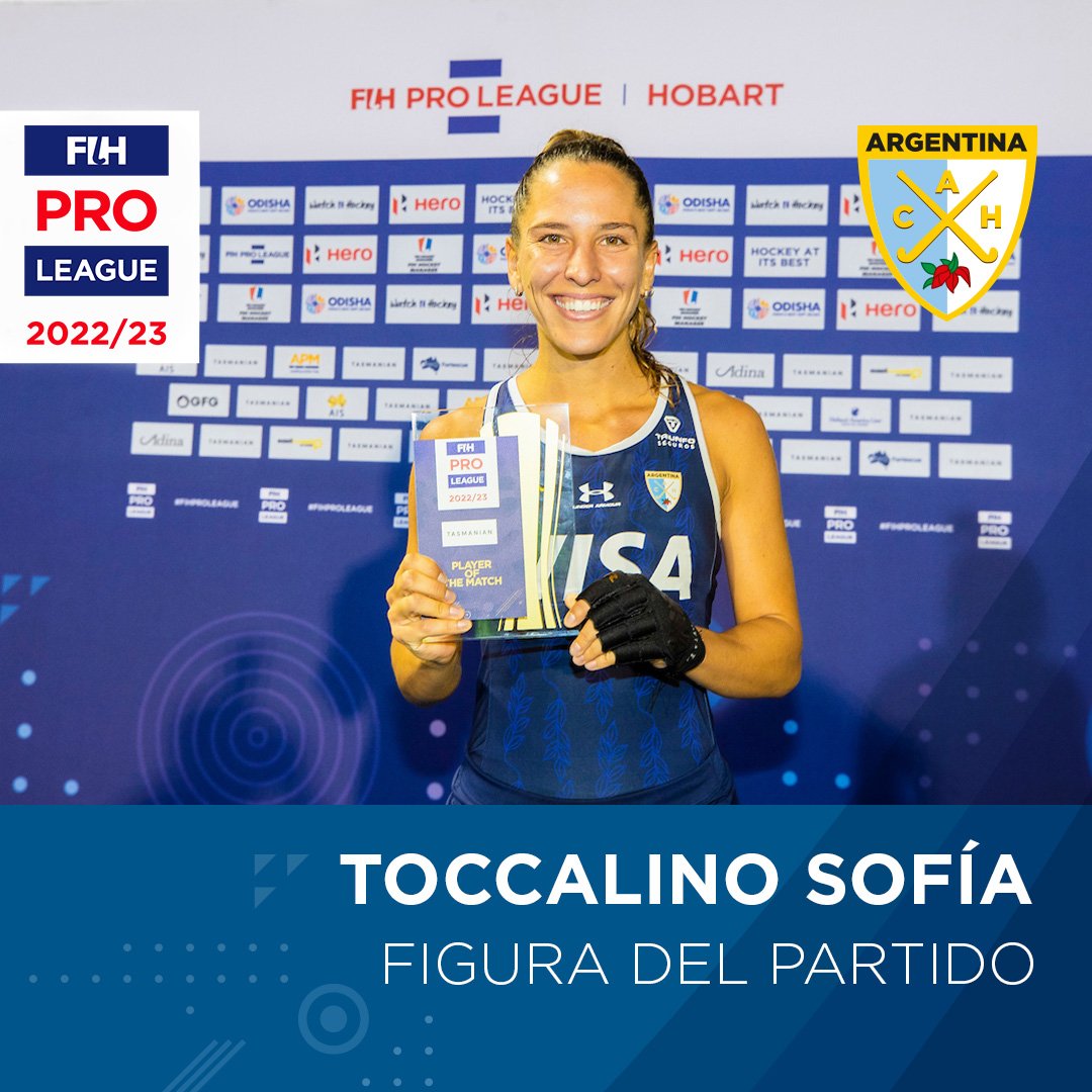 ¡Felicitaciones, <a href="/poytoccalino/">Poy Toccalino</a>!🥳

Sofia Toccalino fue elegida Figura del Partido en el último encuentro de #LasLeonas en Australia. 

🤜🇦🇷🤛