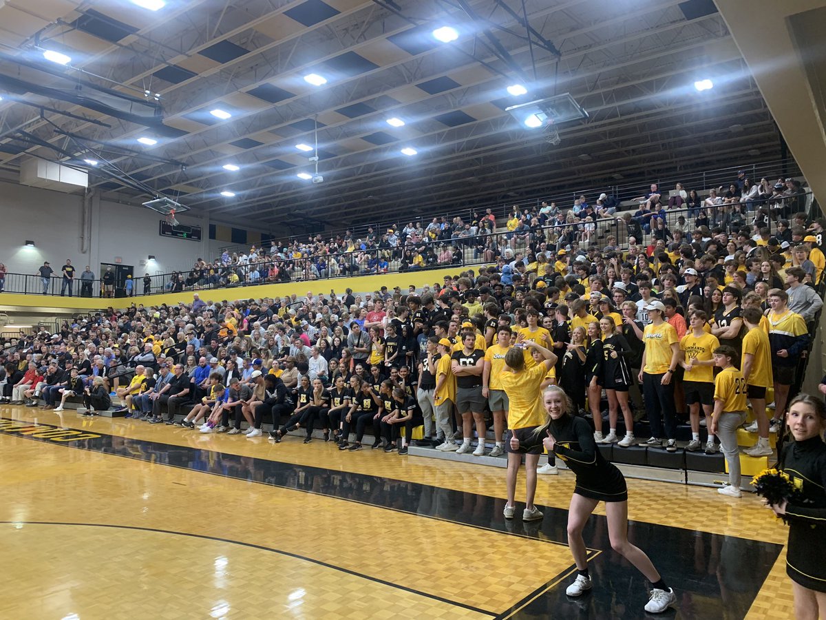 BobCotterHHS's tweet photo. Great crowd to support our boys and coaches! We came up short on the scoreboard but are proud of the season these young men had! https://t.co/slnWcQt7sd