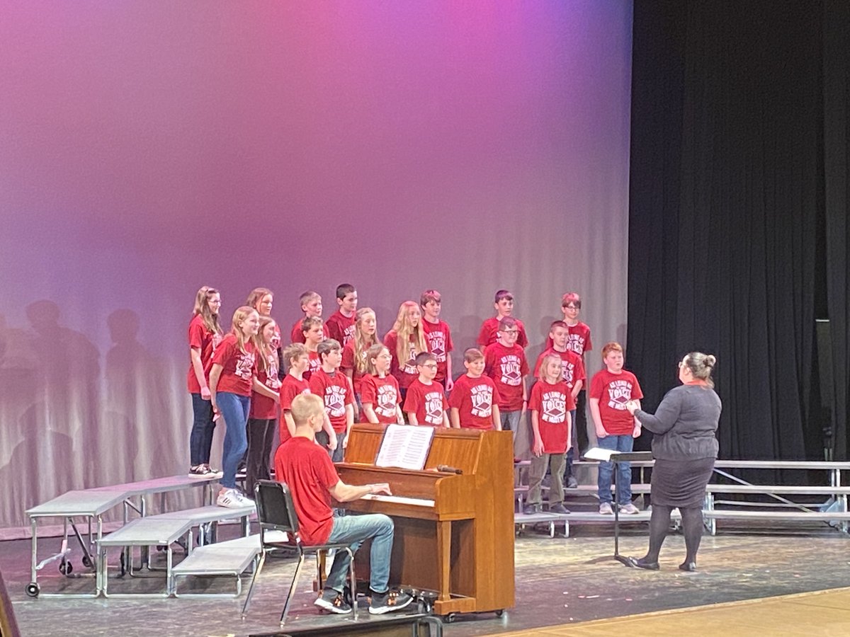 Sisi Ni Moja (We Are One)! 6th grade choir, 7th/8th Choir and EES Cardinal Singers #MusicInOurSchools #EudoraProud #WeAreEMS