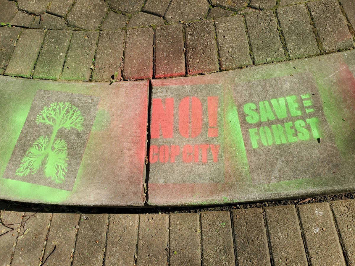 ThirdActVa's tweet photo. Elders in Atlanta allied with forest defenders showed up at Cop City's work sites & company offices to compel Brasfield & Gorrie to #dropCopCity. @ThirdActOrg @BXEAction #DefendAtlForest https://t.co/TmsRGhMjSv