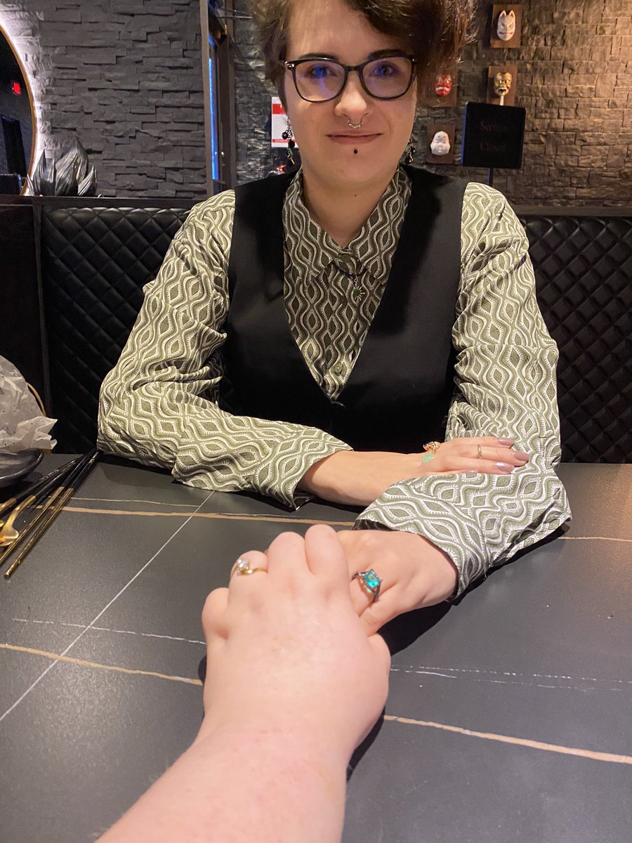 Thugisa574's tweet image. My partner proposed!!!! 
#proposal #gaywedding