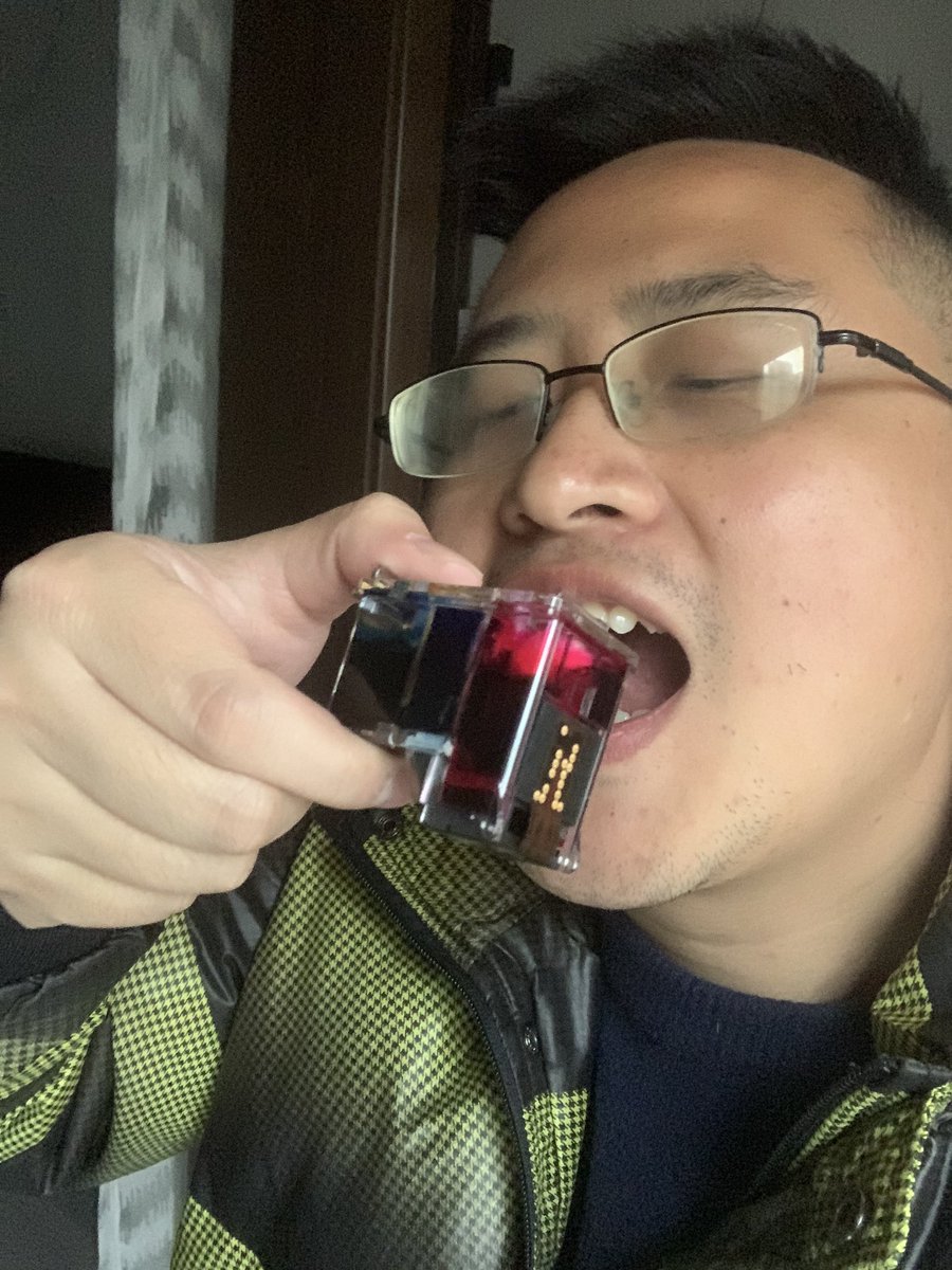 JamesCageWhite's tweet photo. I’m thirsty. Can I drink some color ink from printer 🖨️😀 just kidding https://t.co/Yc90CNDMWa