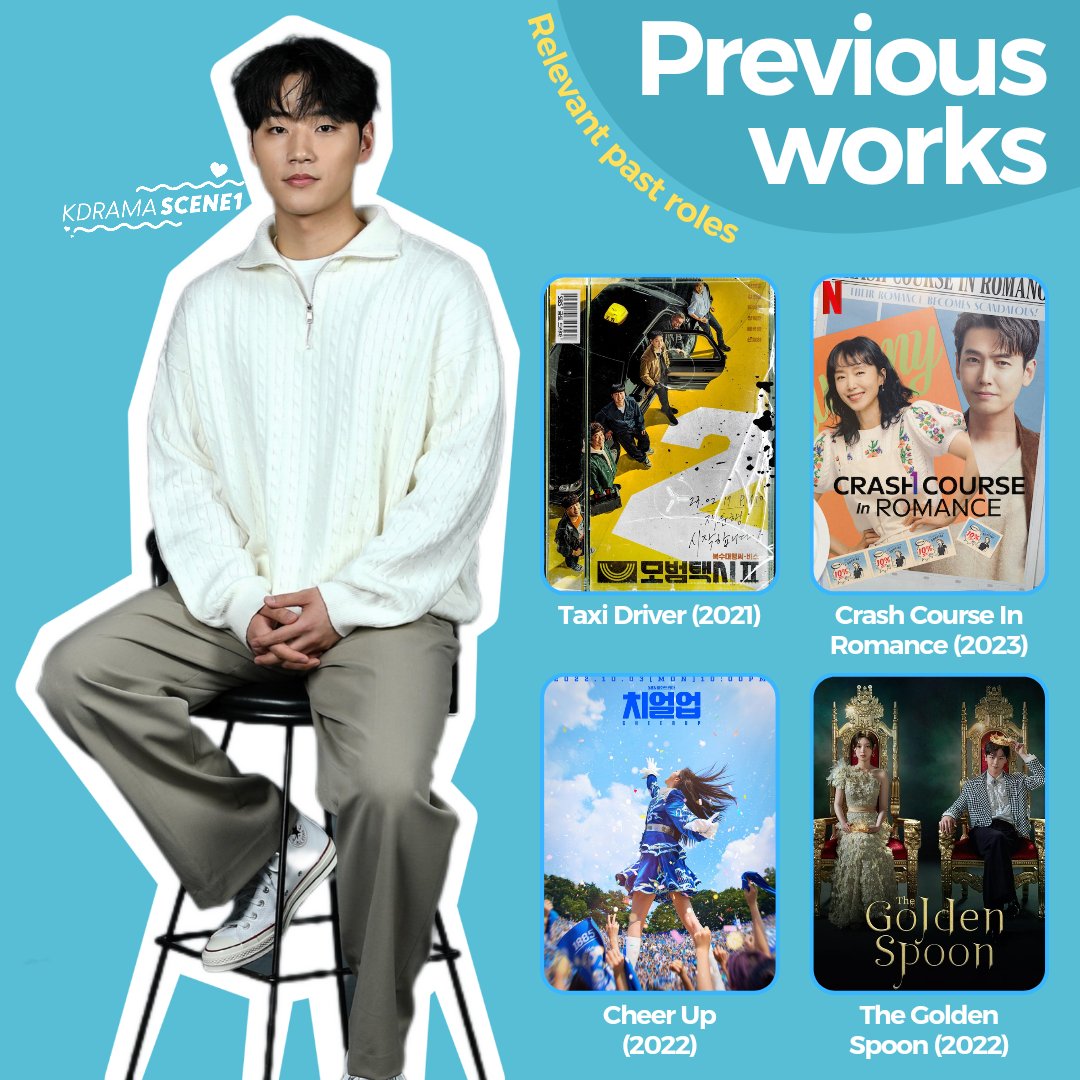 kdrama_scene1's tweet photo. #LeeMinJae debuted as actor in 2016 with a bit part in the drama #WomanWithASuitcase, he participated in various productions like #TaxiDriver, #CheerUp, #TheGoldenSpoon and most recently in #CrashCourseinRomance with supporting roles. https://t.co/DW1qSWQSaf