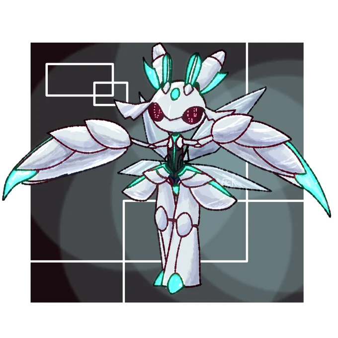 #Fakemon#ポケモンフュージョン この辺の絵を描くこともあるのでお気を付け下さいなるべくタグ付けてミュートできるようにします 
