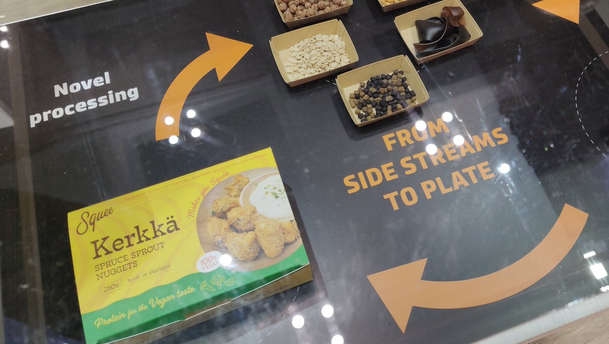 TJyske's tweet photo. @LukeFinlandInt stand welcoming masses for better eating at FOODEX23, Big Sight, Tokyo 🌍💚💛
#CircularEconomy #plantbased #sidestream #foodfromfinland https://t.co/0zrA3L7O19