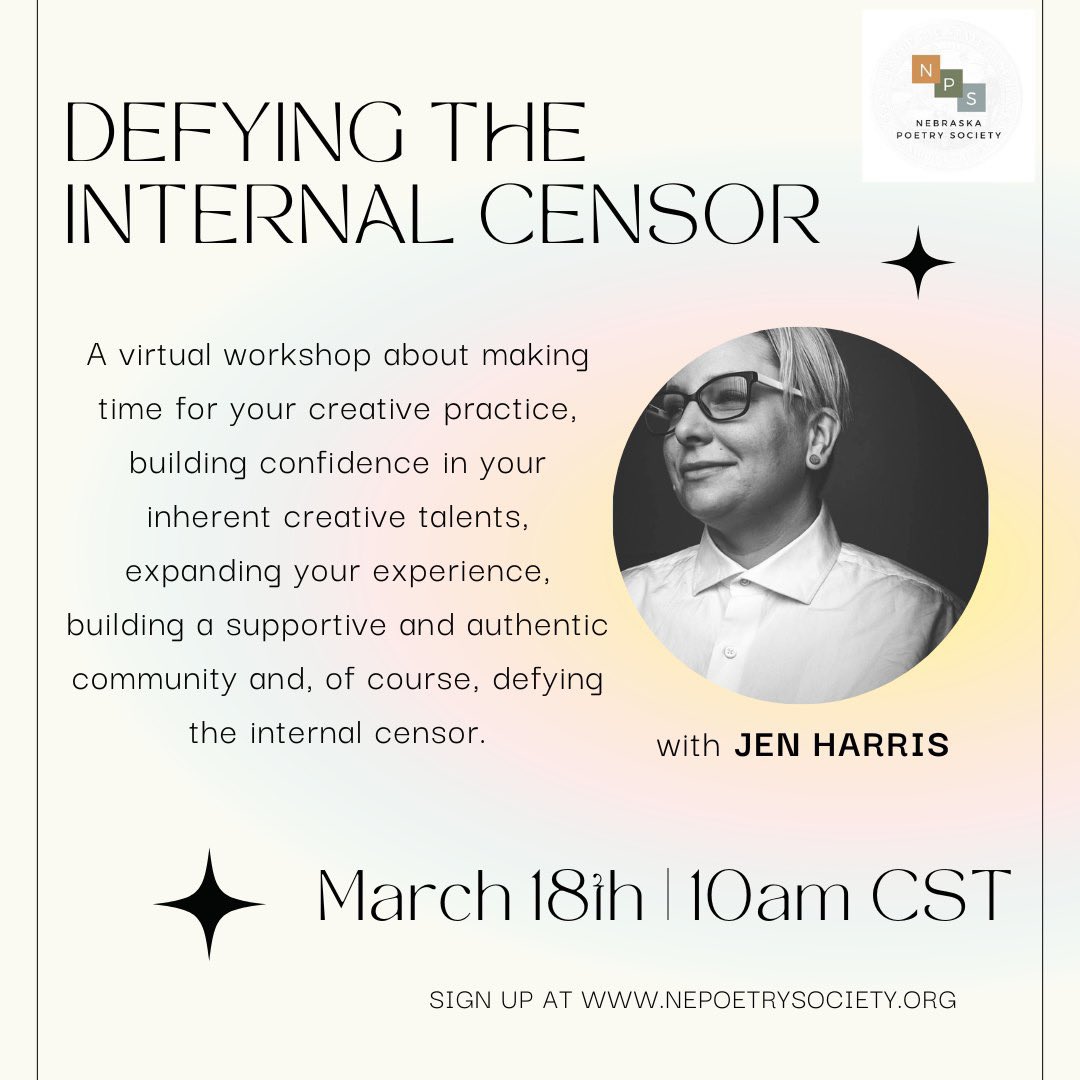 Who doesn't have an internal censor that needs to be defied? A workshop with Jen Harris that everyone should attend ;) #Learnfromthebest #poetrycommunity #poetryworkshop #amwritingpoetry #fortheloveofpoetry #poetryislife #poets #poetrylovers #spokenwordpoetry #slampoetry