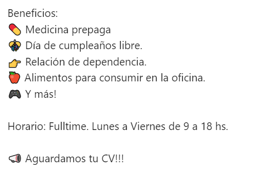 Matias_Diaz4's tweet photo. Bueno gracias, pense que lo de "Relacion de dependencia" era algo obligatorio pero como lo pones en beneficios me quedo tranquilo https://t.co/7ZKVzChUBA