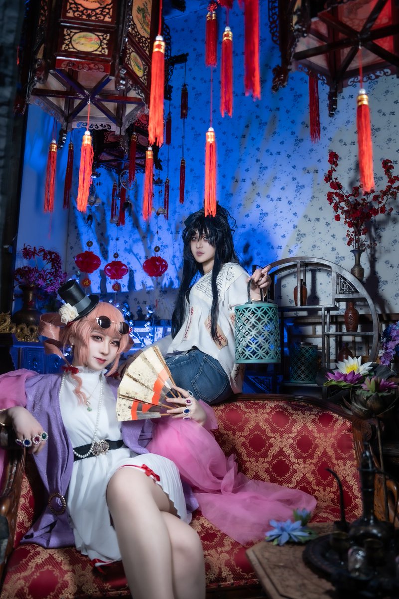 ⚠Cosplay
東方憑依華

依神紫苑・女苑
━━ほしょくのかんけい━━

紫苑:
おみそ
女苑:こみそ
photo:メイジさん