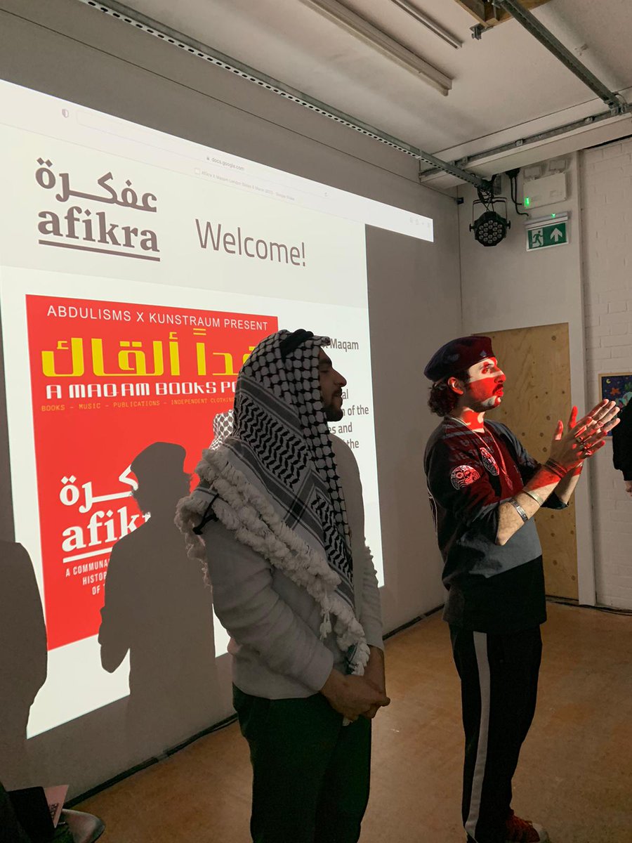 abdulisms's tweet photo. Full house on the
Opening eve of the @MaqamBooks debut pop up.

We go again in the morning. One more day. https://t.co/AMS71l0DC6