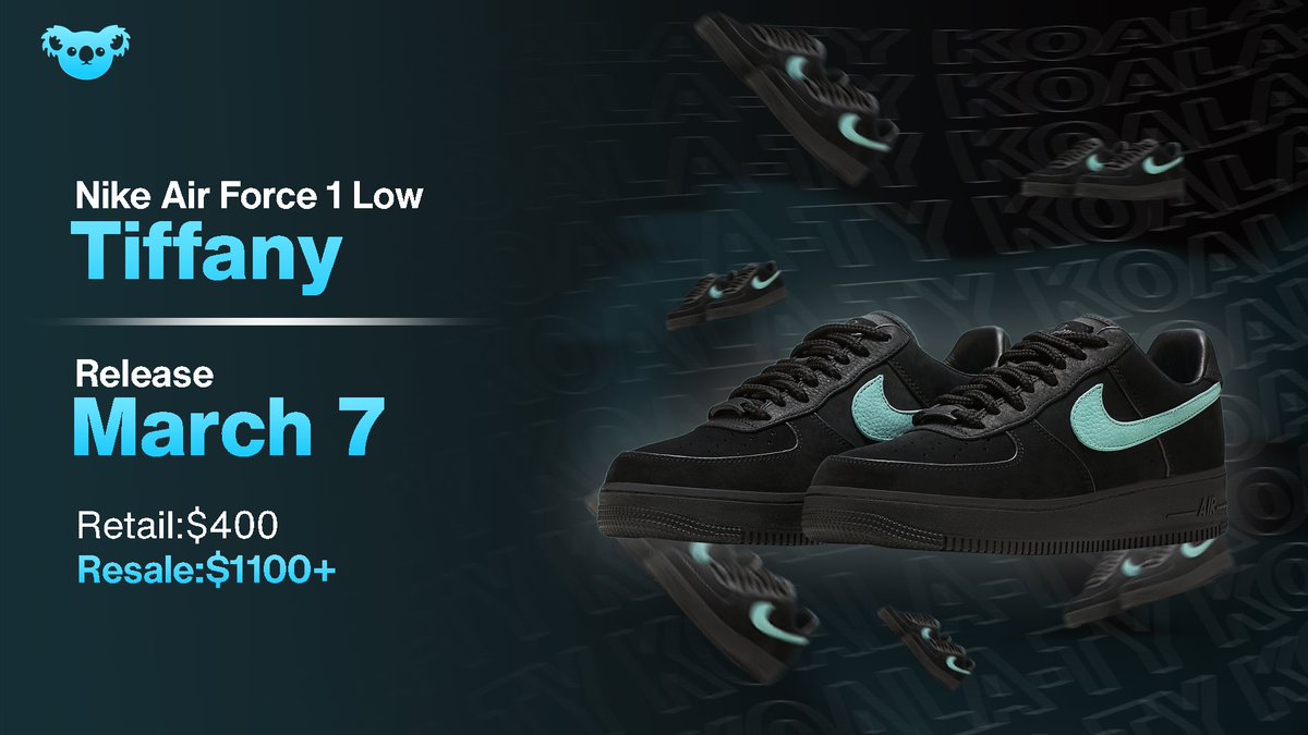 The anticipation is over! We are ready to cook tomorrow morning! The Nike Air Force 1 “Tiffany” Who’s going for a pair or a few?💎💎