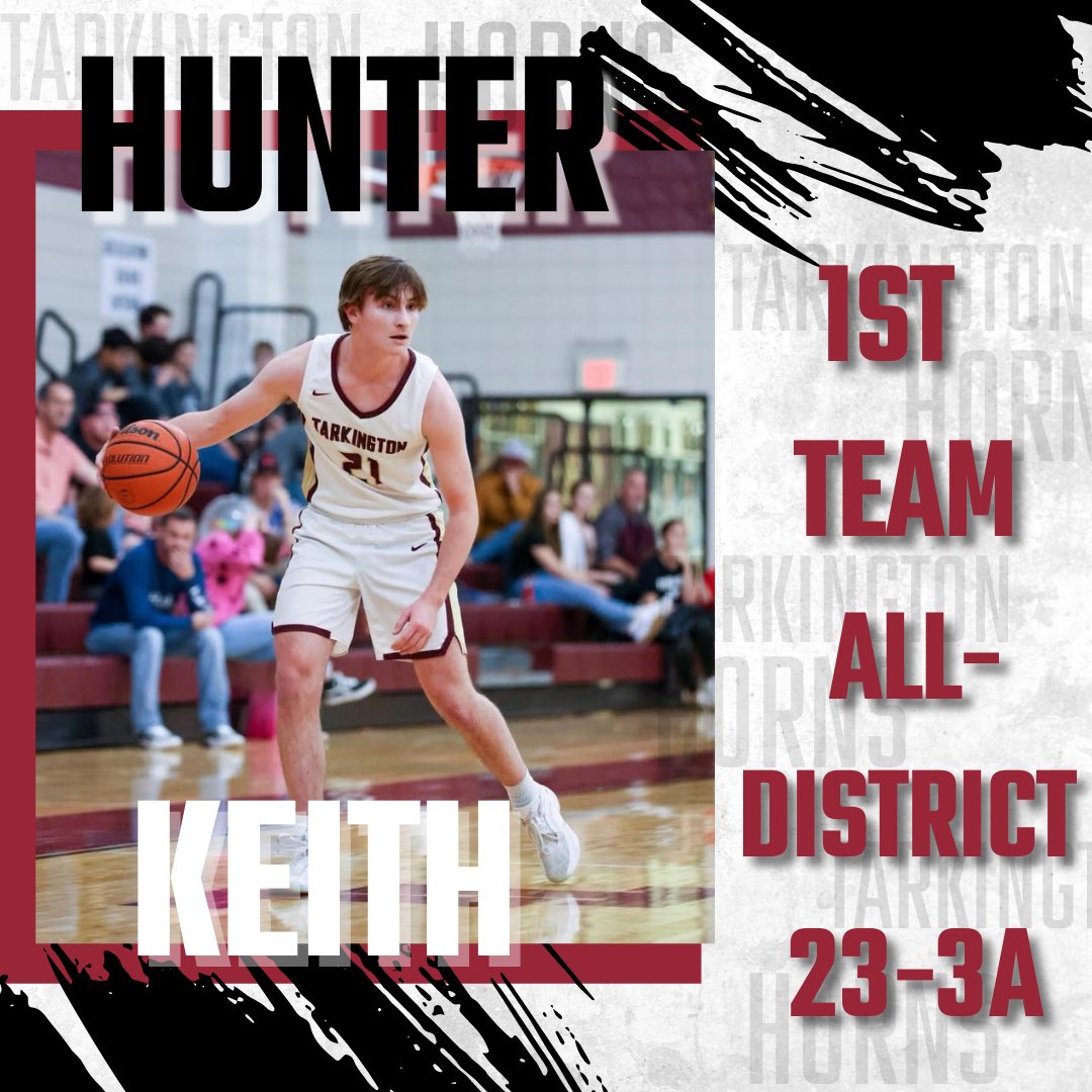 Congratulations To senior PG <a href="/HunterK_21/">Hunter Keith</a> on being named 23-3A first team all district. Had a great senior year also receiving all tournament honors at Huntington’s tournament in December. Great close to a great career.