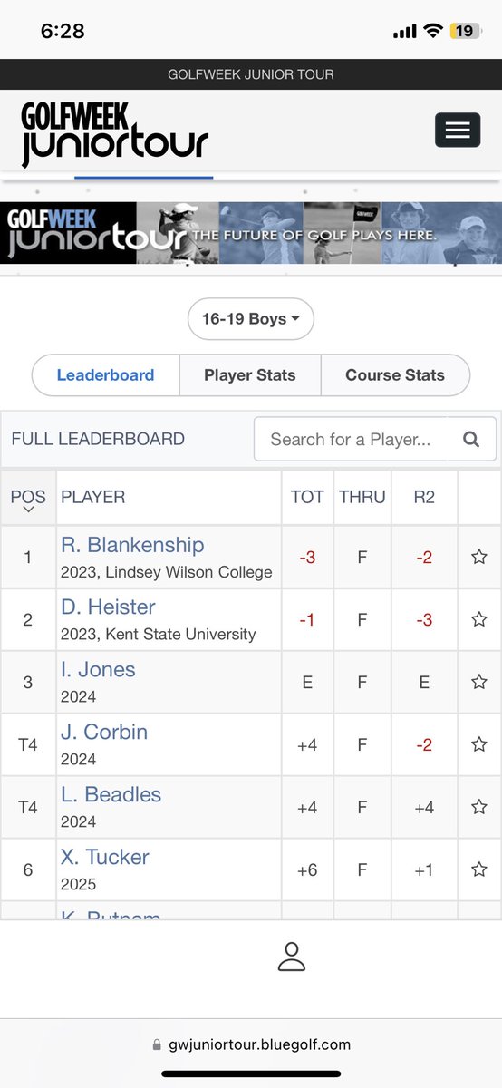 Jn_corbin's tweet photo. Got tournament season started off this past weekend. Didn’t have my stuff in the first round, but a good comeback Sunday round. https://t.co/aKDssa3AUd