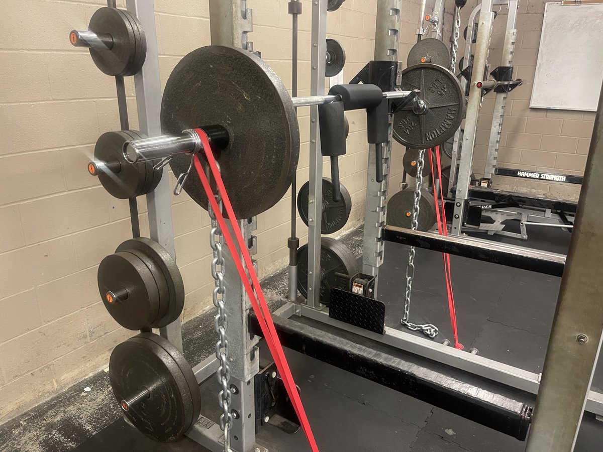 Coach_M_Wash's tweet photo. Venturing into new territory with the addition of bands into the weight training routine… @SKLZ bands 🤞🏾 https://t.co/P4g9HDNusZ