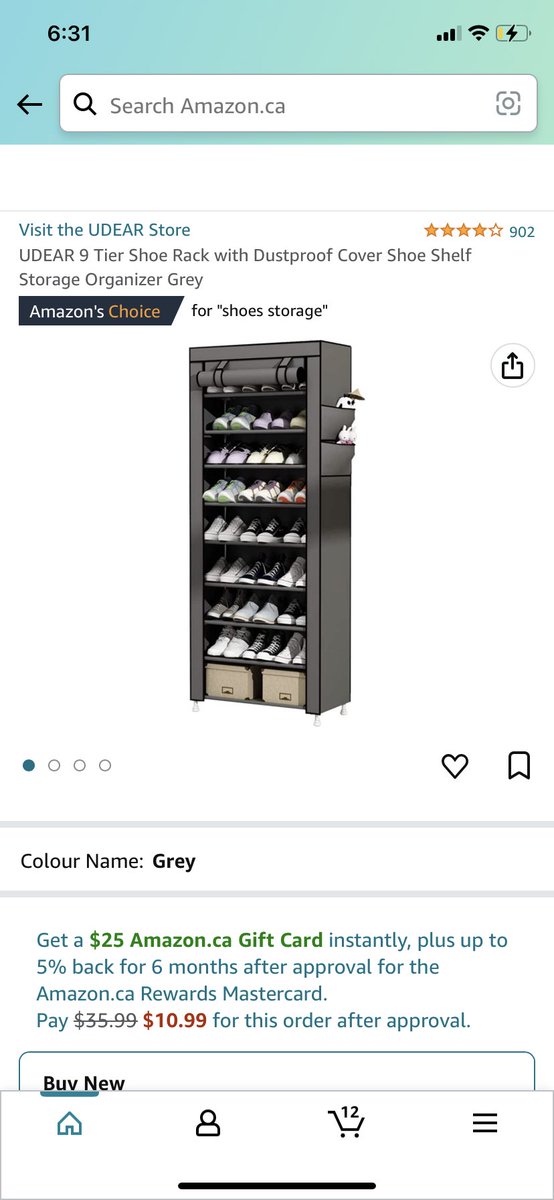 talgray11's tweet photo. @hannahdoyle_ I had to get this shoe rack with the zip down covers bc my pup wouldn’t stop eating our shoes, hopefully this helps! https://t.co/dbmV8aEreP