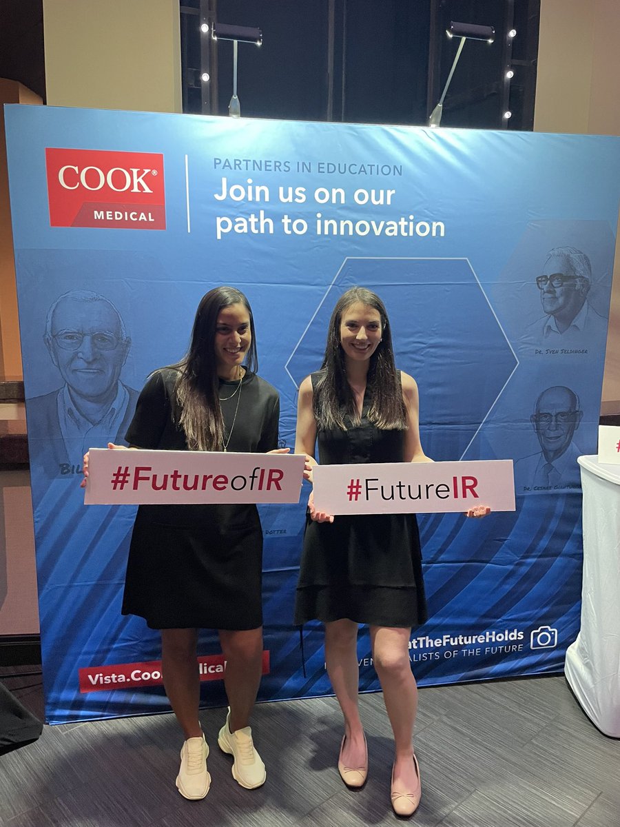 CAIRweb's tweet photo. Drs Heelan and @AlannaJSupersad reppin’ the @CAIRrfs at the   #SIR23PHX synIRgy dinner https://t.co/ypy4efCmLt